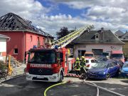 Brand Werkstatt und Wohngebäude
