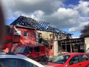 Brand Werkstatt und Wohngebäude