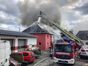 Brand Werkstatt und Wohngebäude