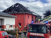 Brand Werkstatt und Wohngebäude